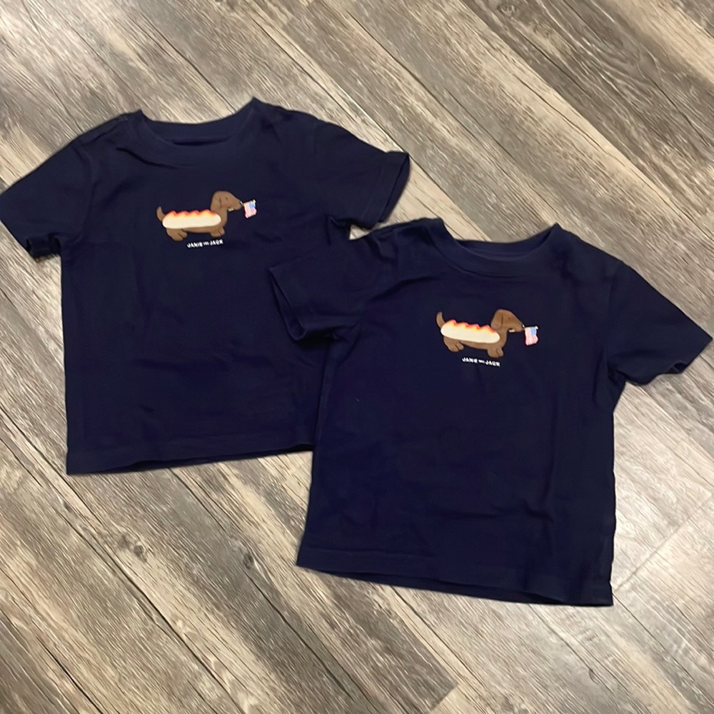 👶🏻👶🏻EUC Janie and Jack shirts for twins👶🏻👶🏻